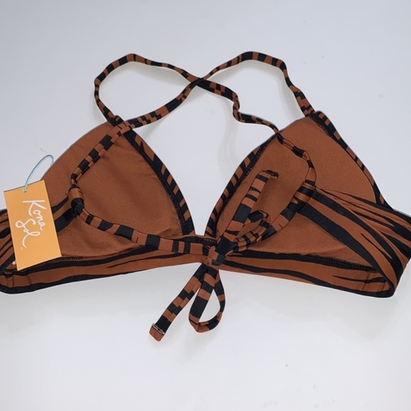 (M)- Kona Sol Women’s Medium Coverage High Waist Bikini Top/Bottom‎ - Picture 5 of 14